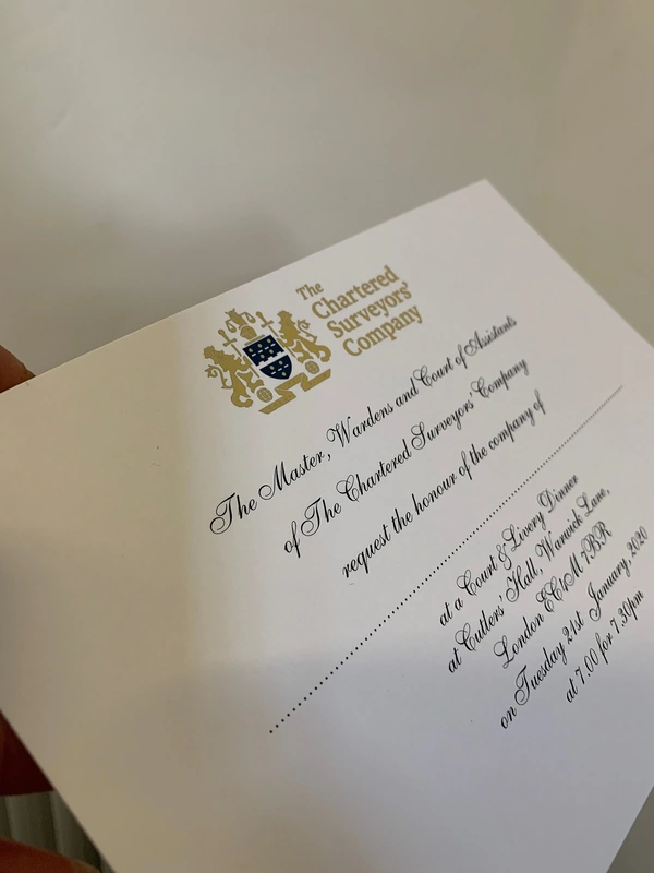  A5 Invitation Dinner